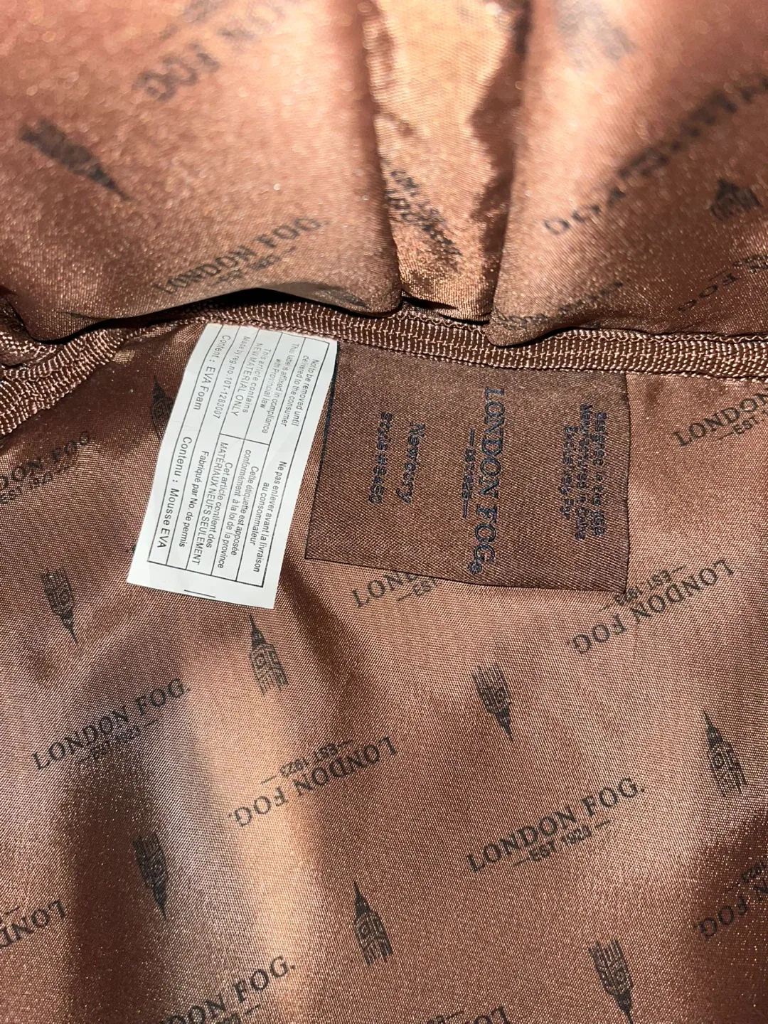 London Fog Plaid Duffle Bag image indicator(7)