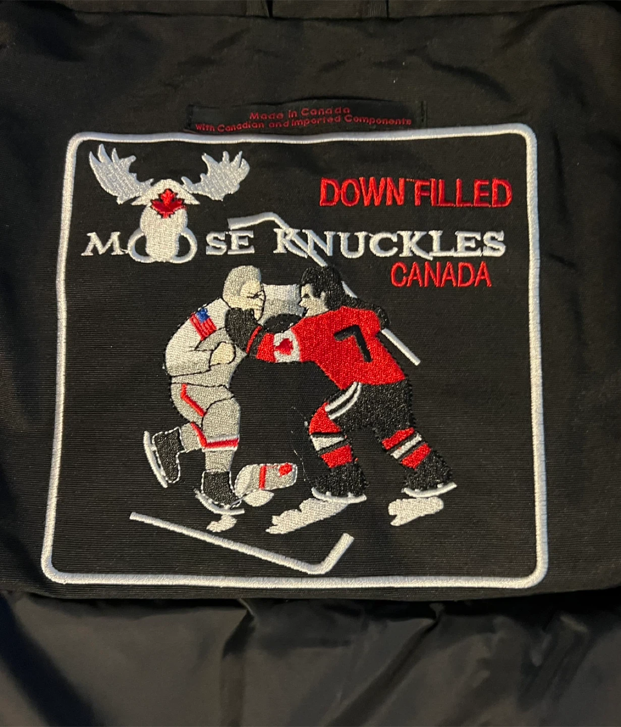 Moose Knuckles Down Filled Black Jacket XXL - photo 5