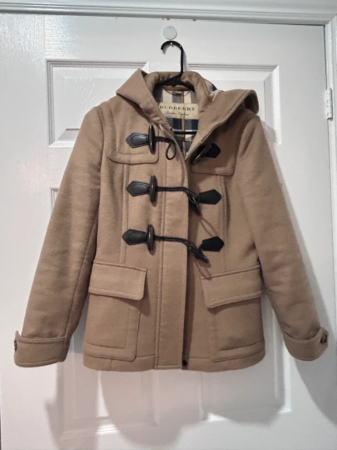 Burberry Wool Duffle Coat - Size S