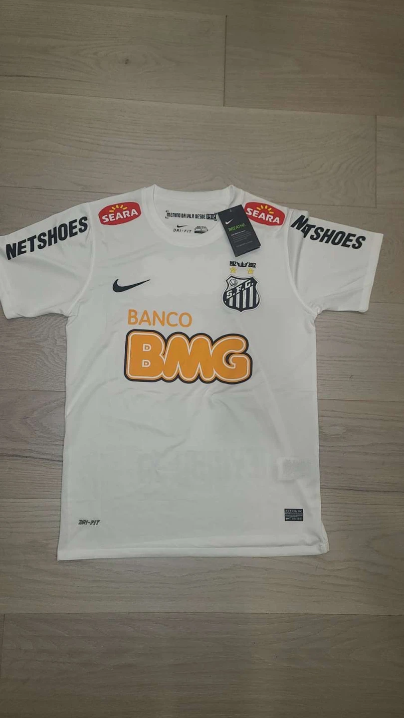 Nike Santos FC Neymar Jr. Jersey - White, Breathe Fabric