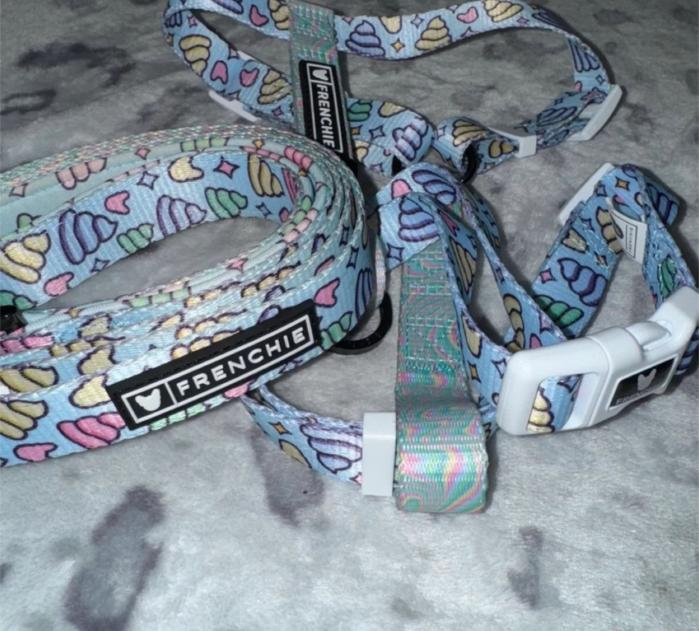 Frenchie Harness and Leash Set