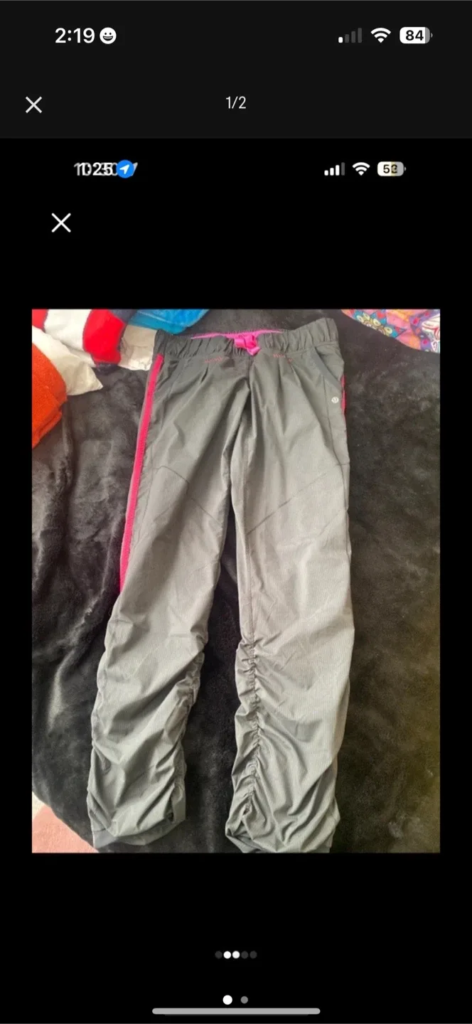 Lululemon Gray Track Pants