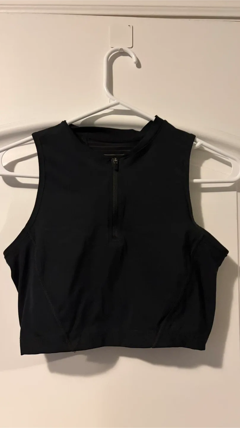 Nike Black Sleeveless Training Top Size S image indicator(2)