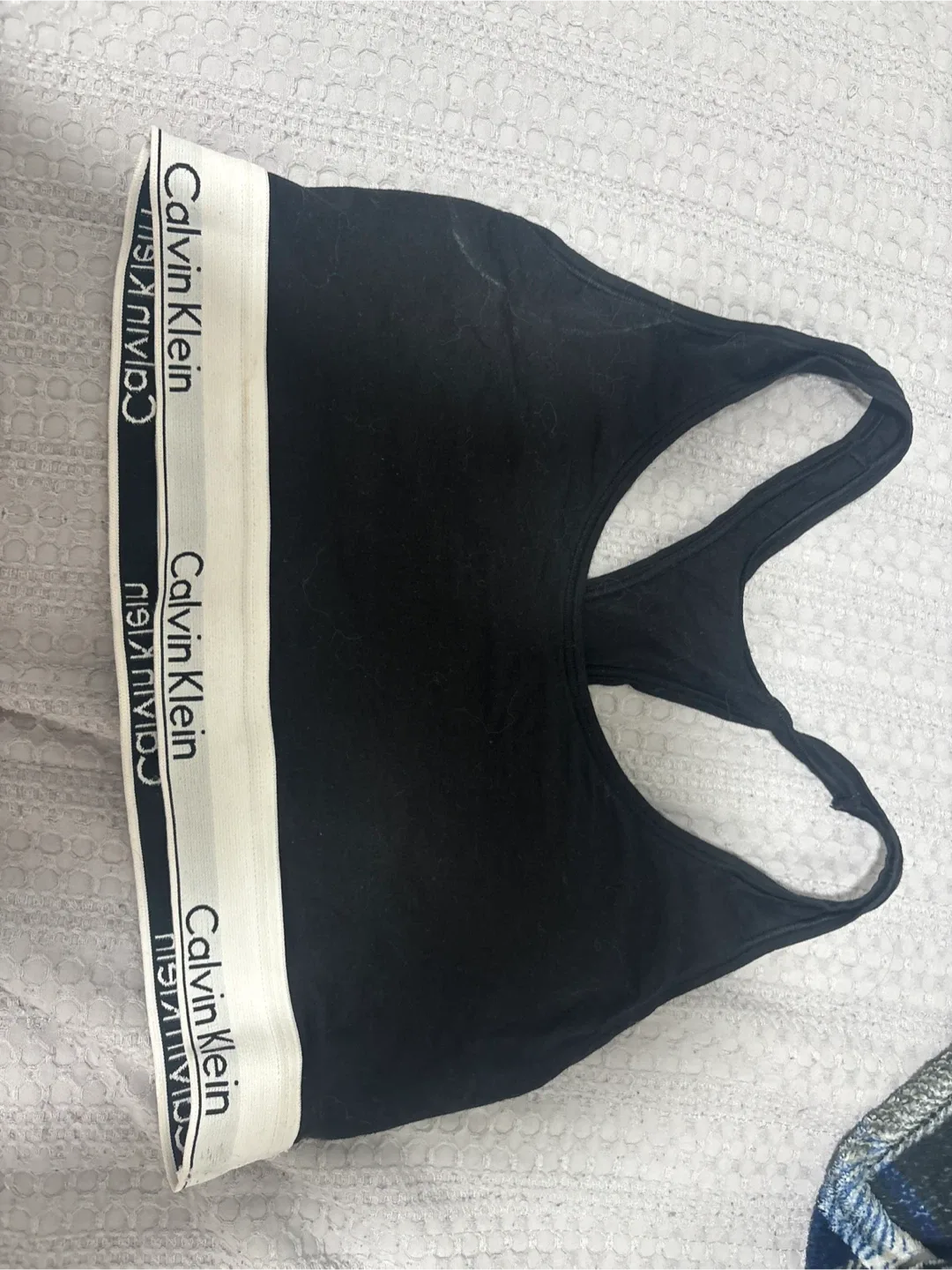 Calvin Klein Black Sports Bra size large