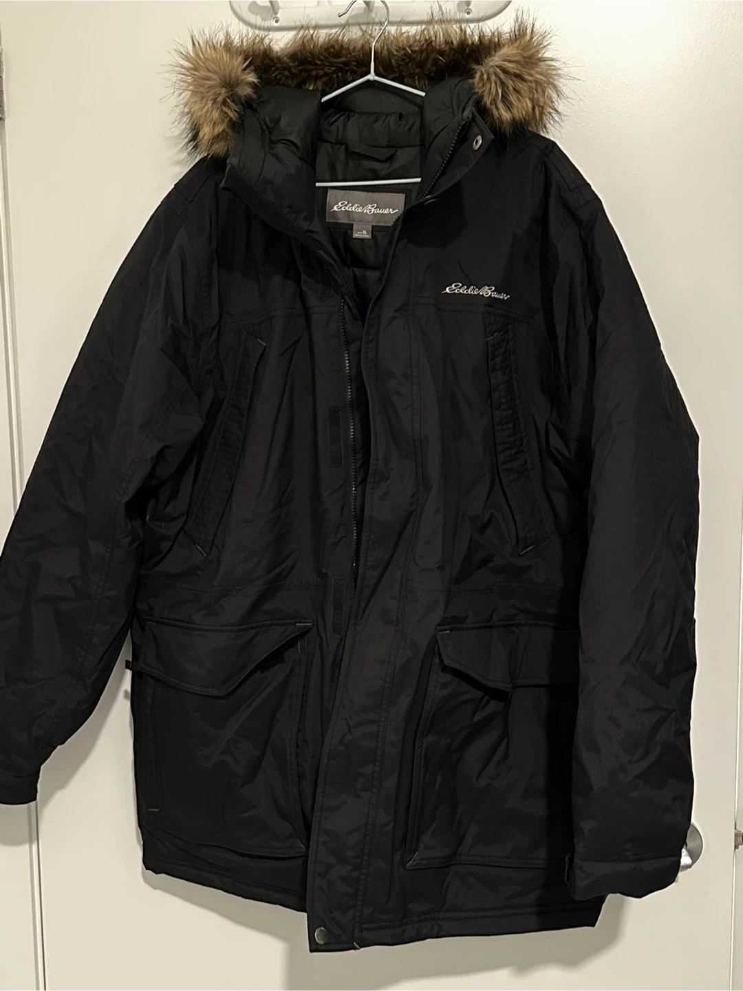 Eddie Bauer Black Winter Parka - Men's