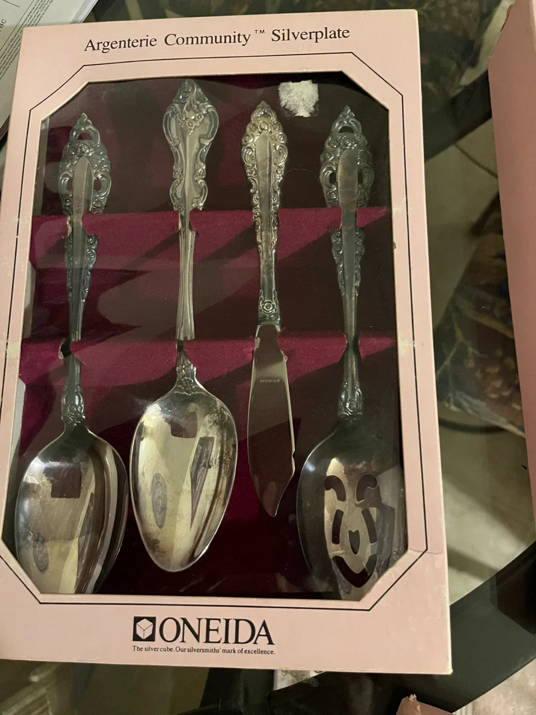 Oneida Argenterie Community Silverplate Serving Set image indicator(3)