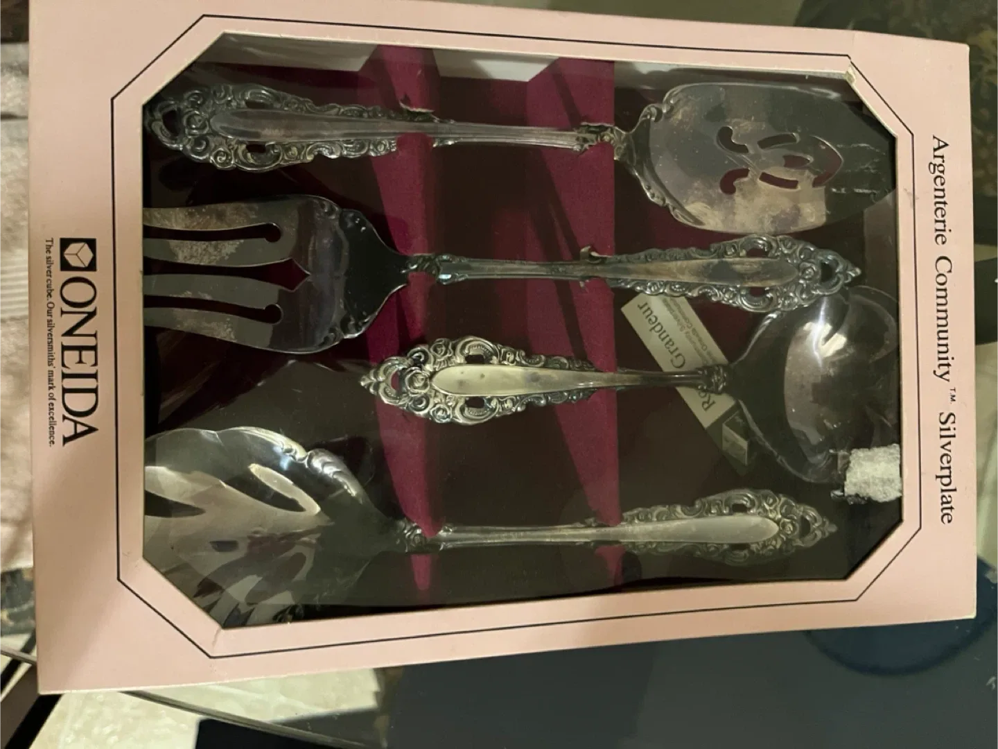 Oneida Argenterie Community Silverplate Serving Set image indicator(2)