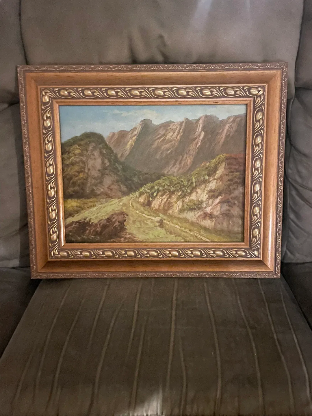 Mountain Framed art #cleanout