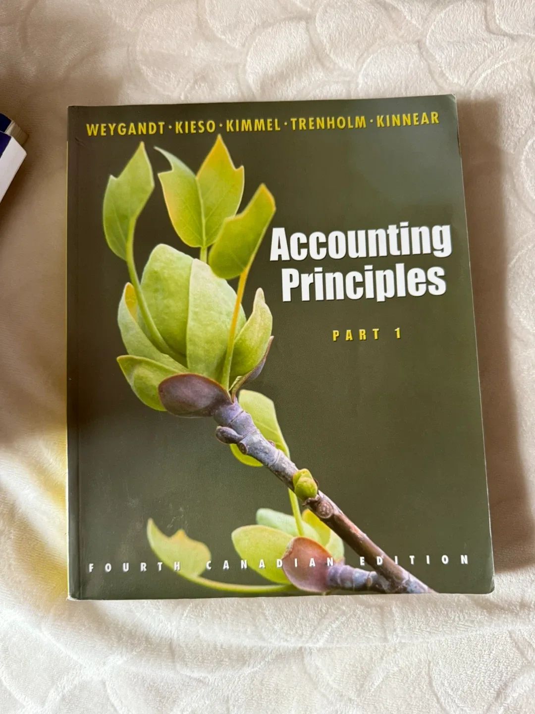 Accounting Principles Part 1, 4th Canadian Edition