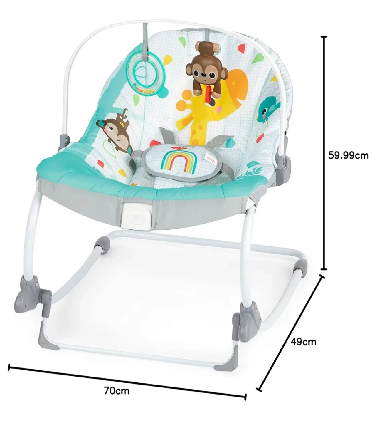 Bright Starts Wild Vibes Infant to Toddler Rocker image indicator(4)