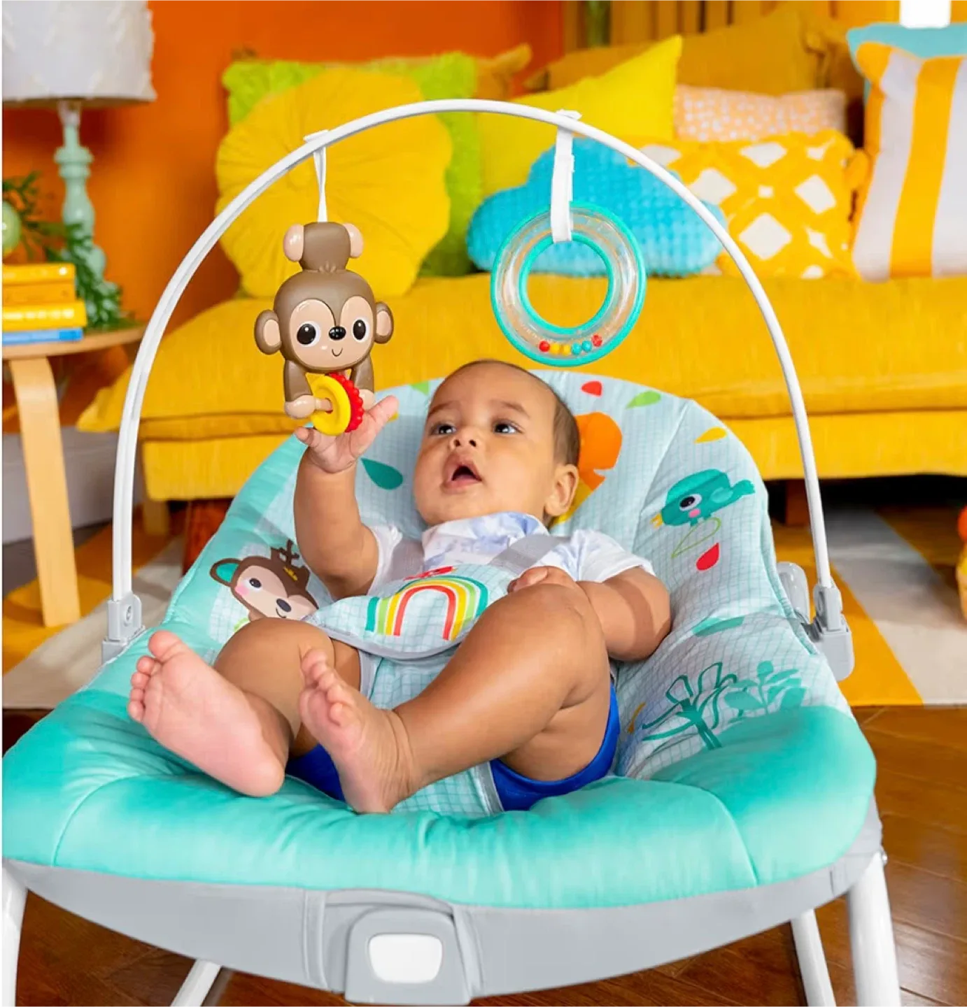 Bright Starts Wild Vibes Infant to Toddler Rocker image indicator(5)