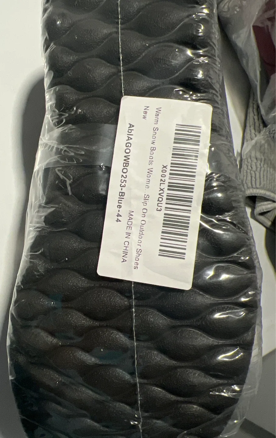 New ABIA Warm Snow Boots - Blue, Size 44 image indicator(2)