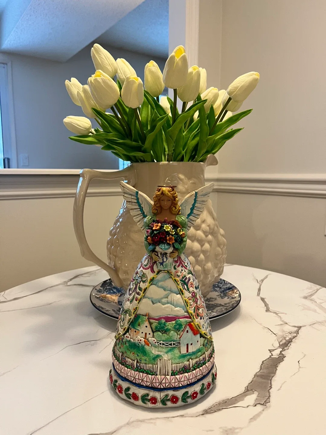 #Clearout Jim Shore : Angel Figurine with Floral Dress