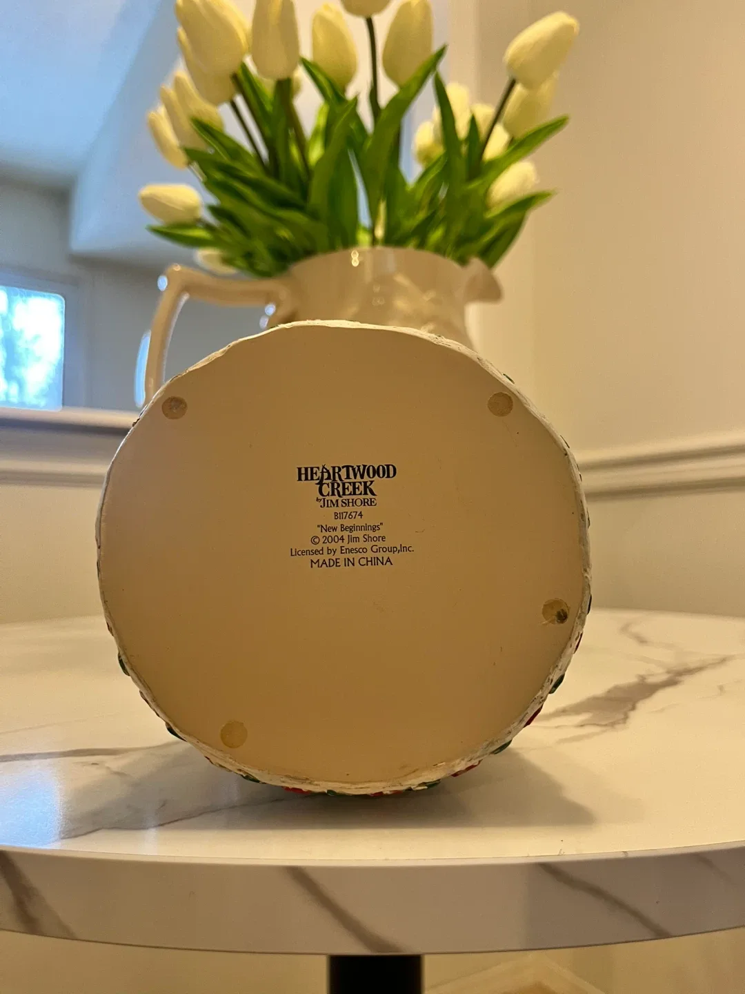 #Cleanout - Jim Shore : Angel Figurine with Floral Dress image indicator(10)