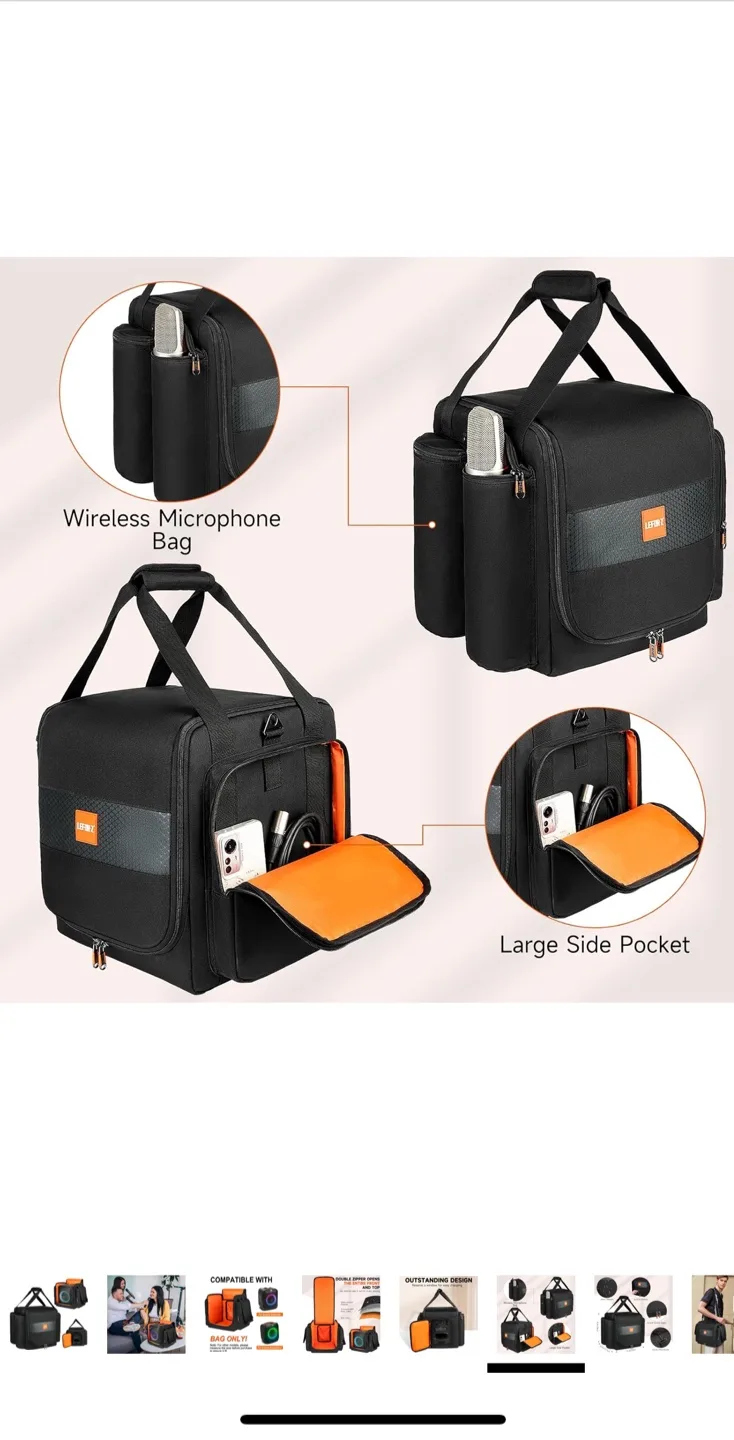 LEFOR·Z Carrying Case for JBL Partybox Encore Essential image indicator(4)
