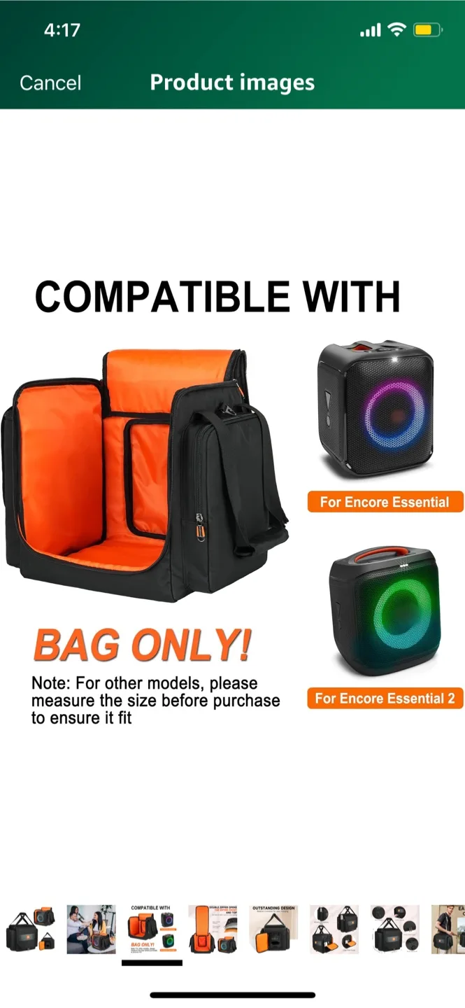 LEFOR·Z Carrying Case for JBL Partybox Encore Essential image indicator(2)