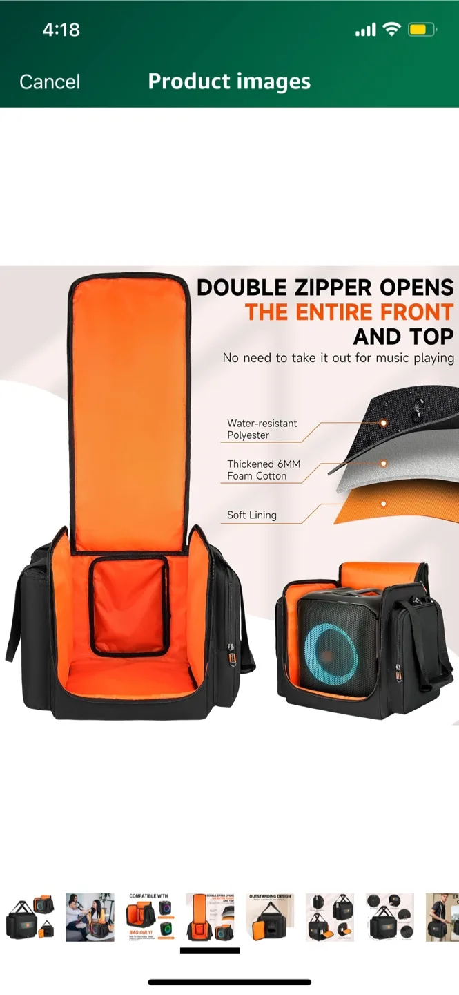 LEFOR·Z Carrying Case for JBL Partybox Encore Essential image indicator(3)