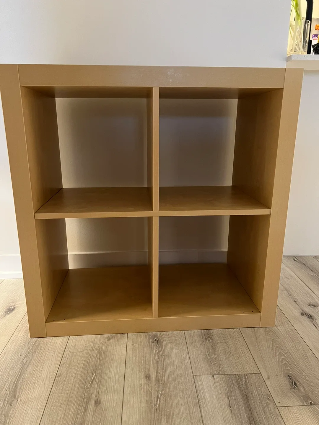 4-Cube Storage Shelf, Beige