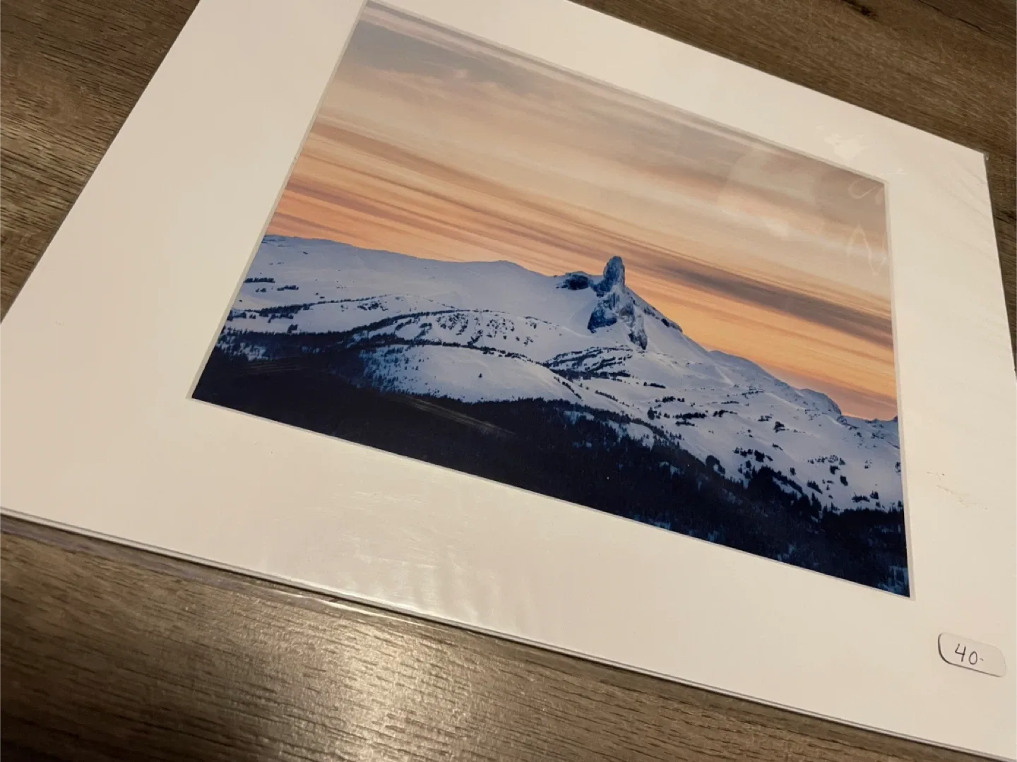Black Tusk Mountain Print 8x10