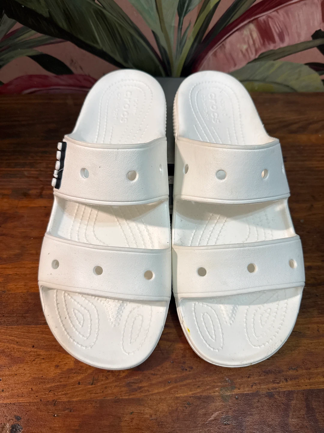 Crocs White Men size 12 Women Size 10