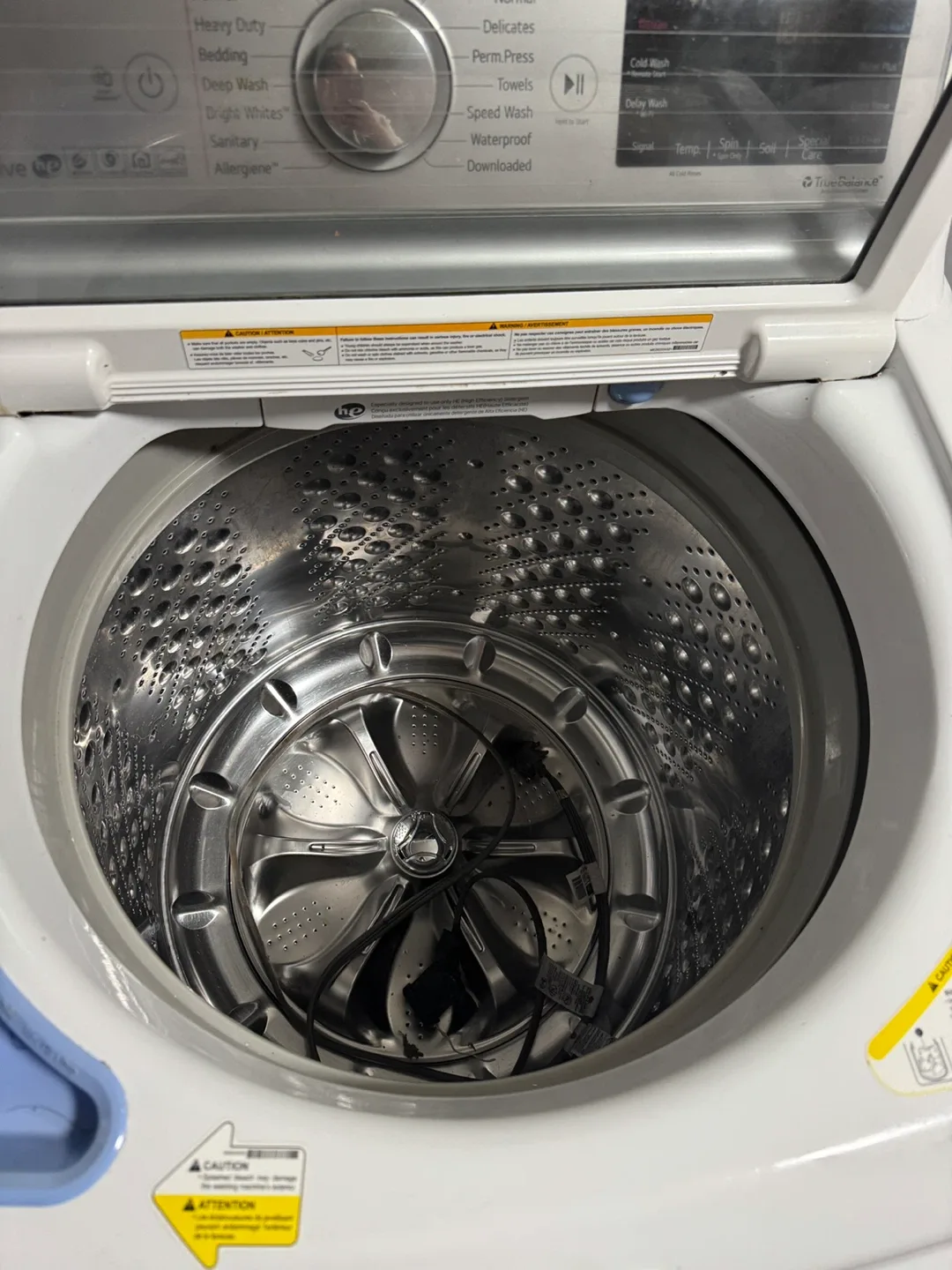 LG White Dryer image indicator(2)