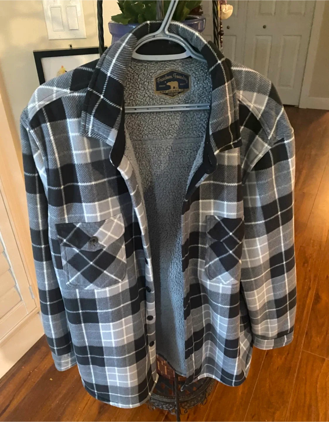 Freedom Foundry Fleecy lined Flannel Shirt/jacket
