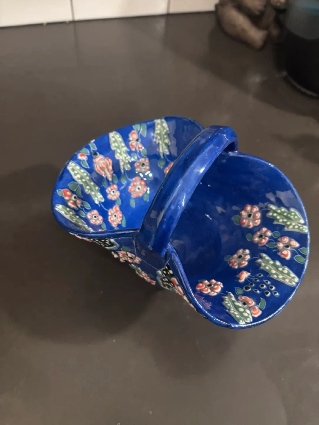 Serbayhyr Çini Blue Floral Basket image indicator(6)