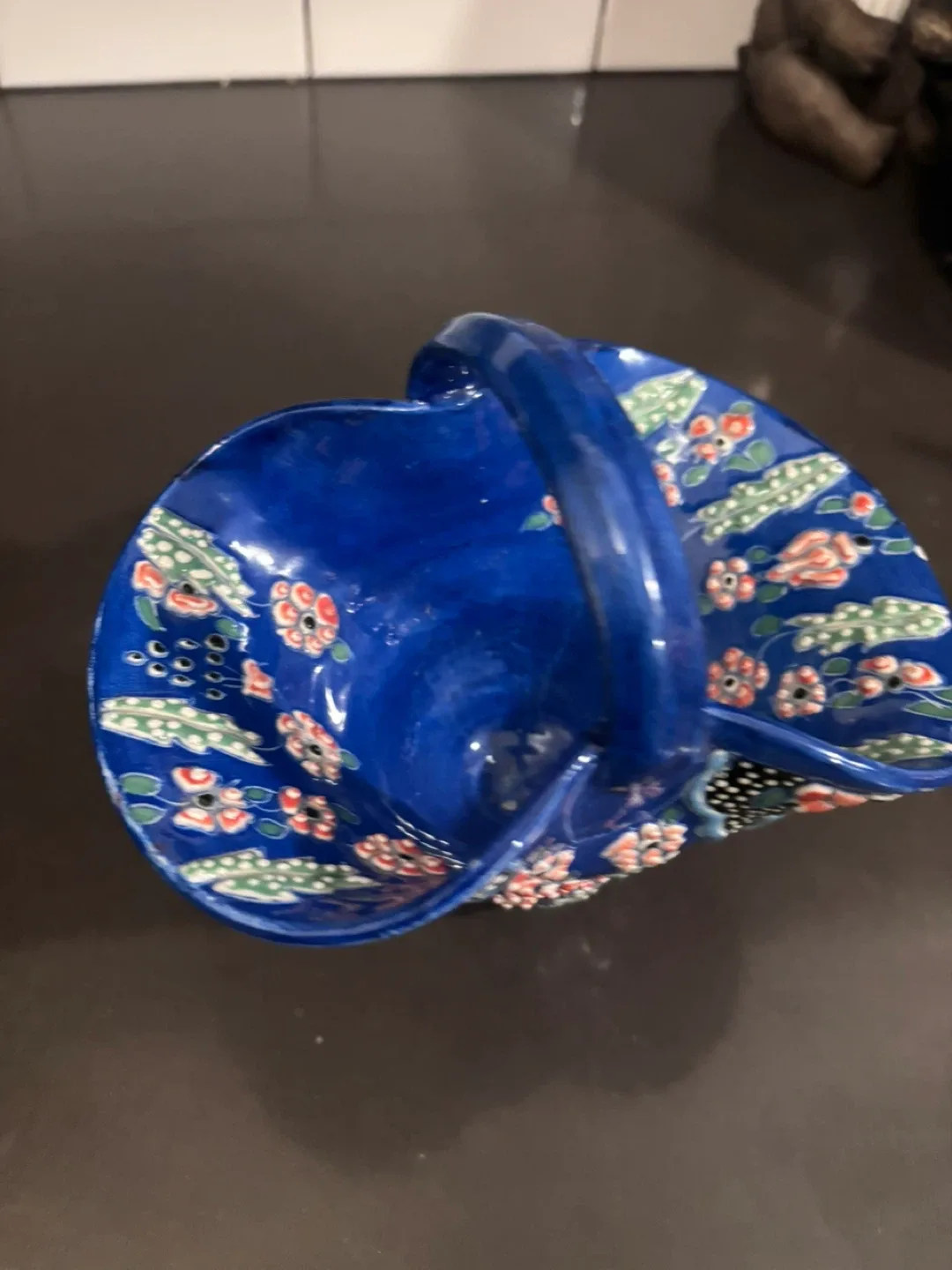 Serbayhyr Çini Blue Floral Basket image indicator(7)