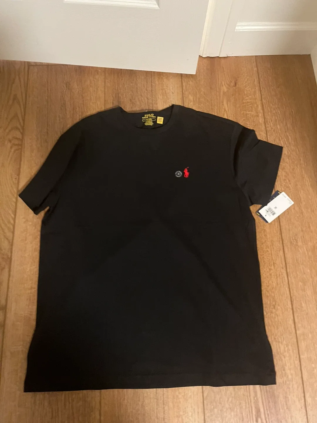 New Polo Ralph Lauren Black T-Shirt - Size M image indicator(2)