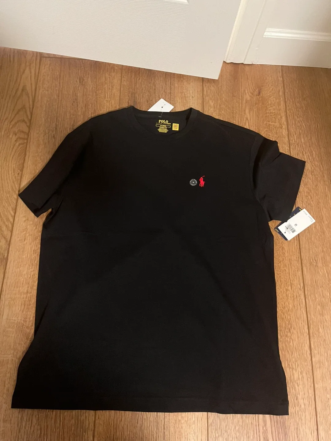 New Polo Ralph Lauren Black T-Shirt - Size M