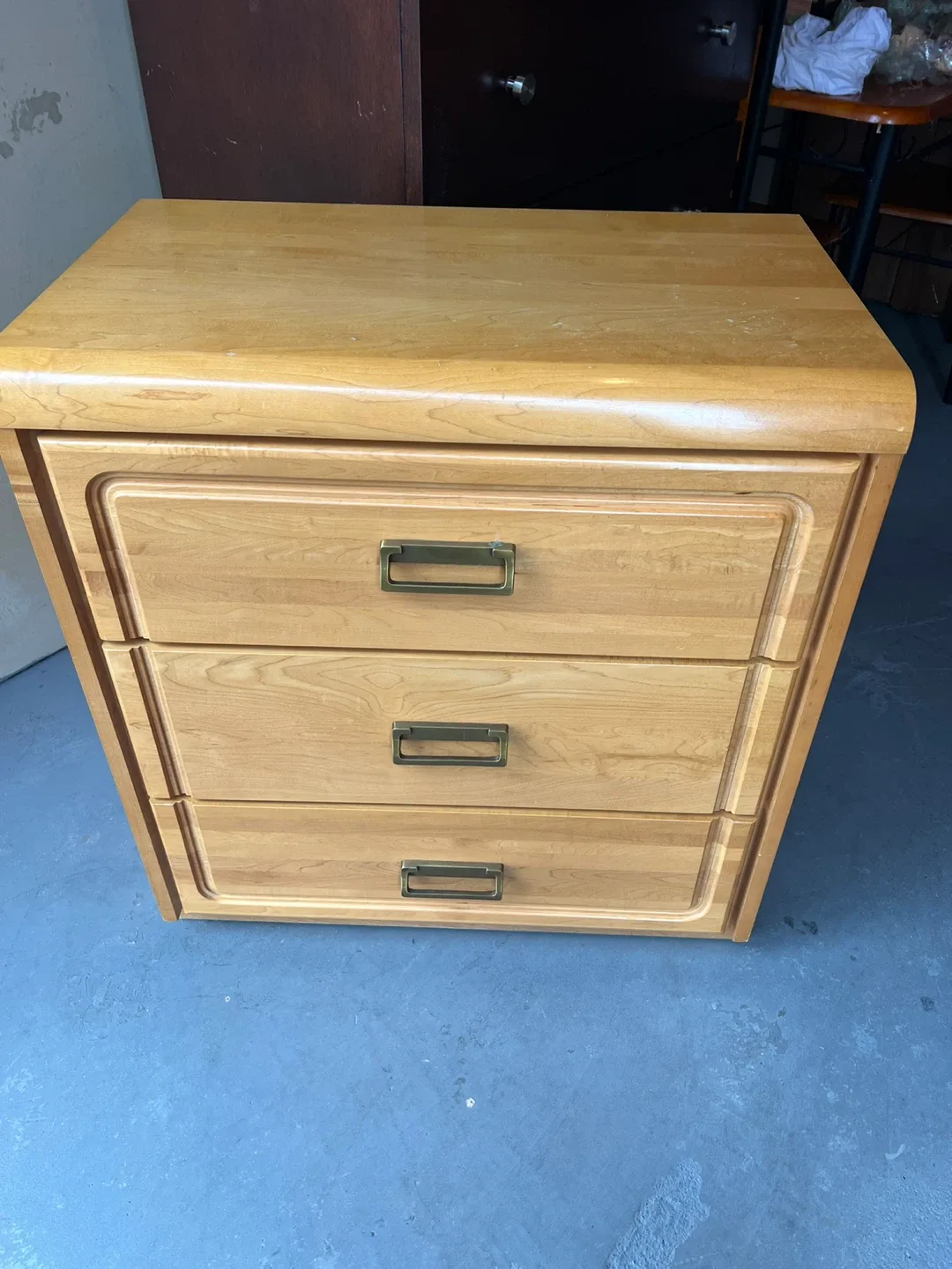 Free delivery used beautiful Wooden 3-Drawer Dresser