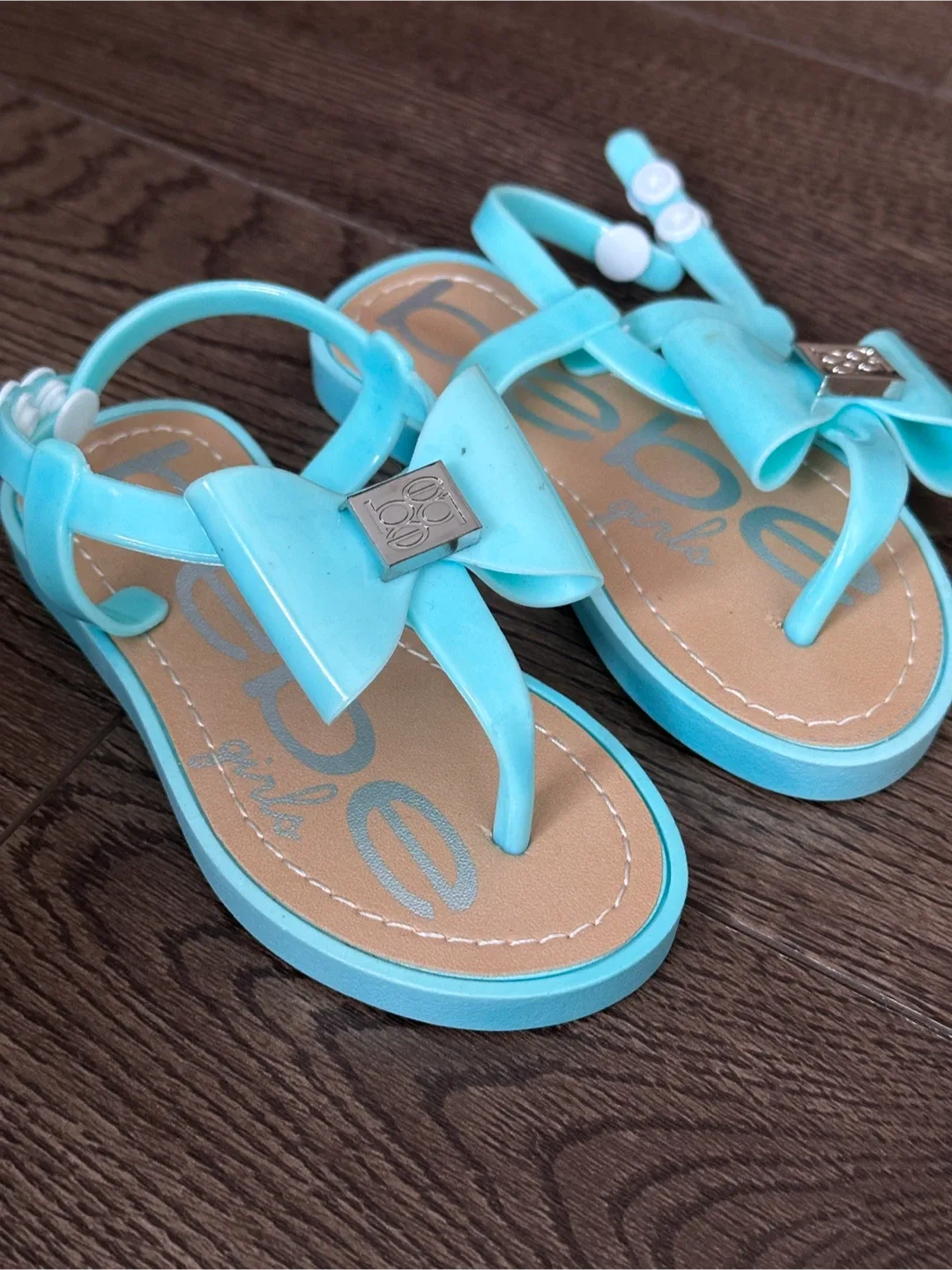 Bebe Girls Sandals - Size L (9-10)