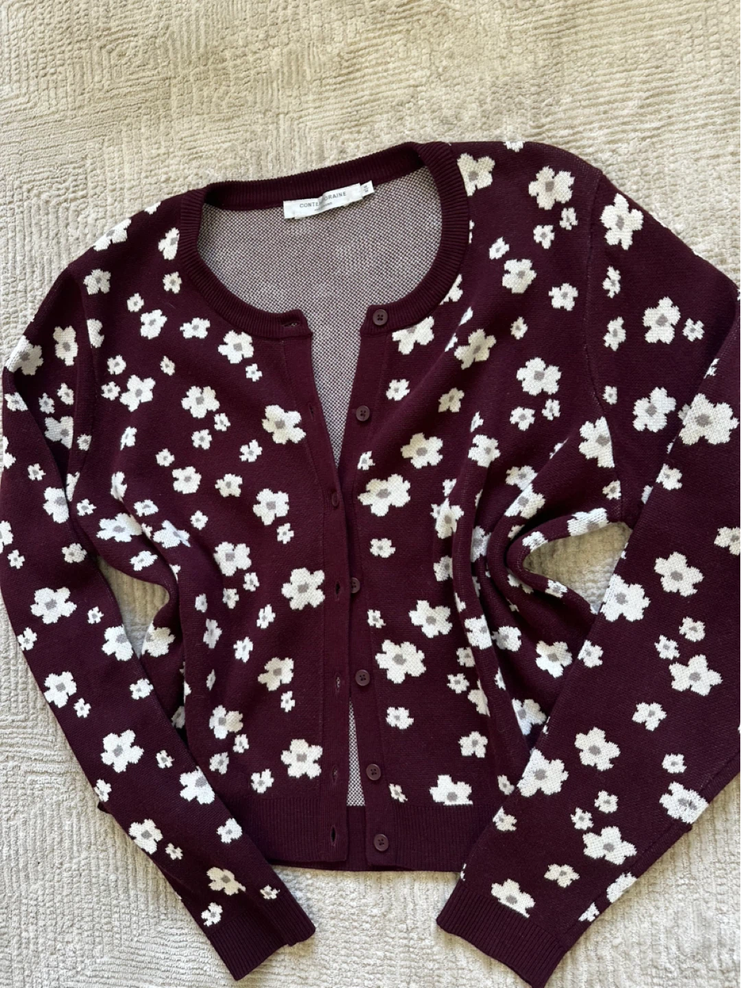 Contemporaine Floral Cardigan - Size M - photo 2