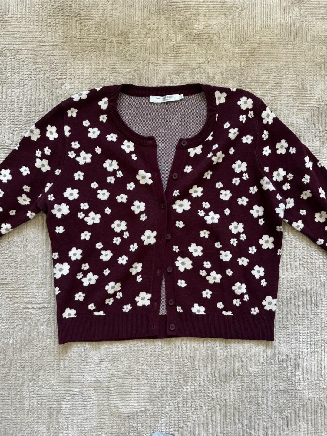 Contemporaine Floral Cardigan - Size M - photo 3