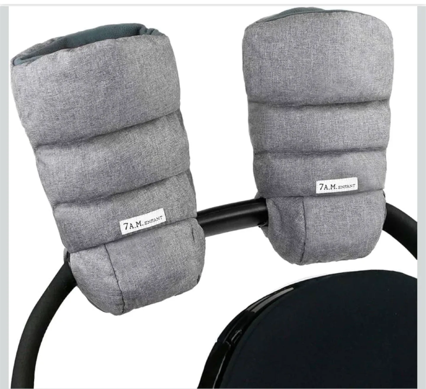 BNIB - 7 A.M. Enfant Warmmuffs Stroller Hand Muffs - Grey