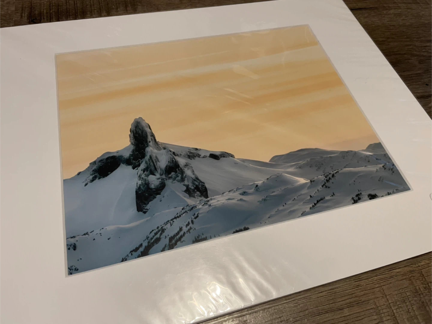 Black Tusk Mountain Print at sunset, Whistler - photo 2