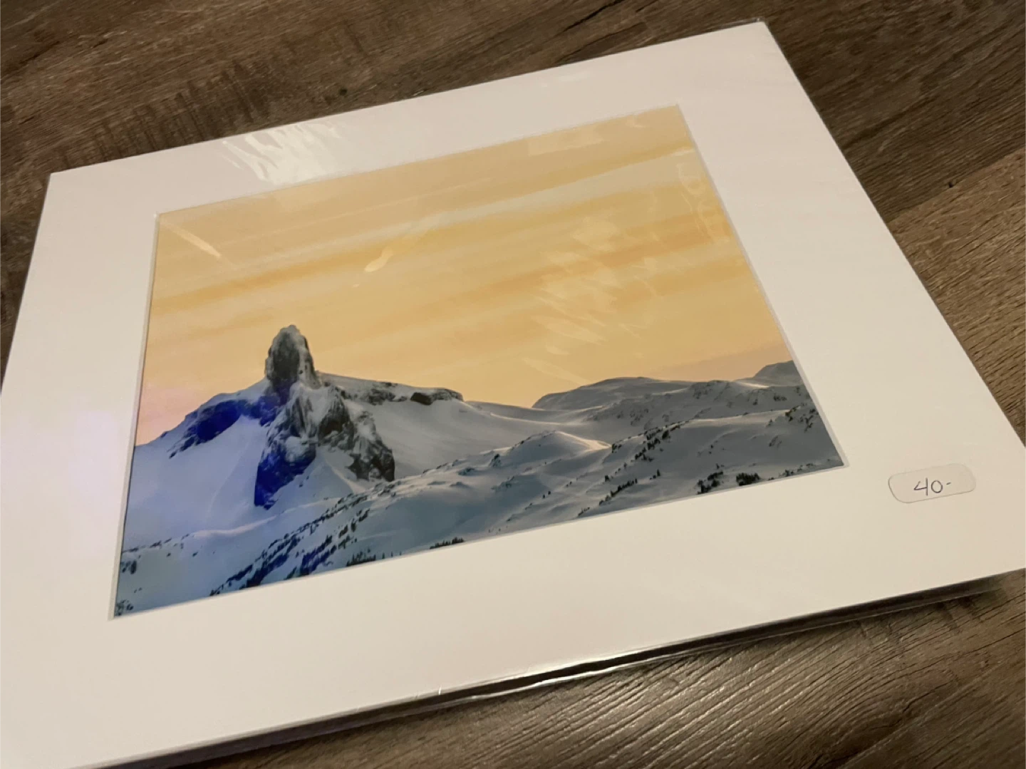 Black Tusk Mountain Print at sunset, Whistler - photo 4