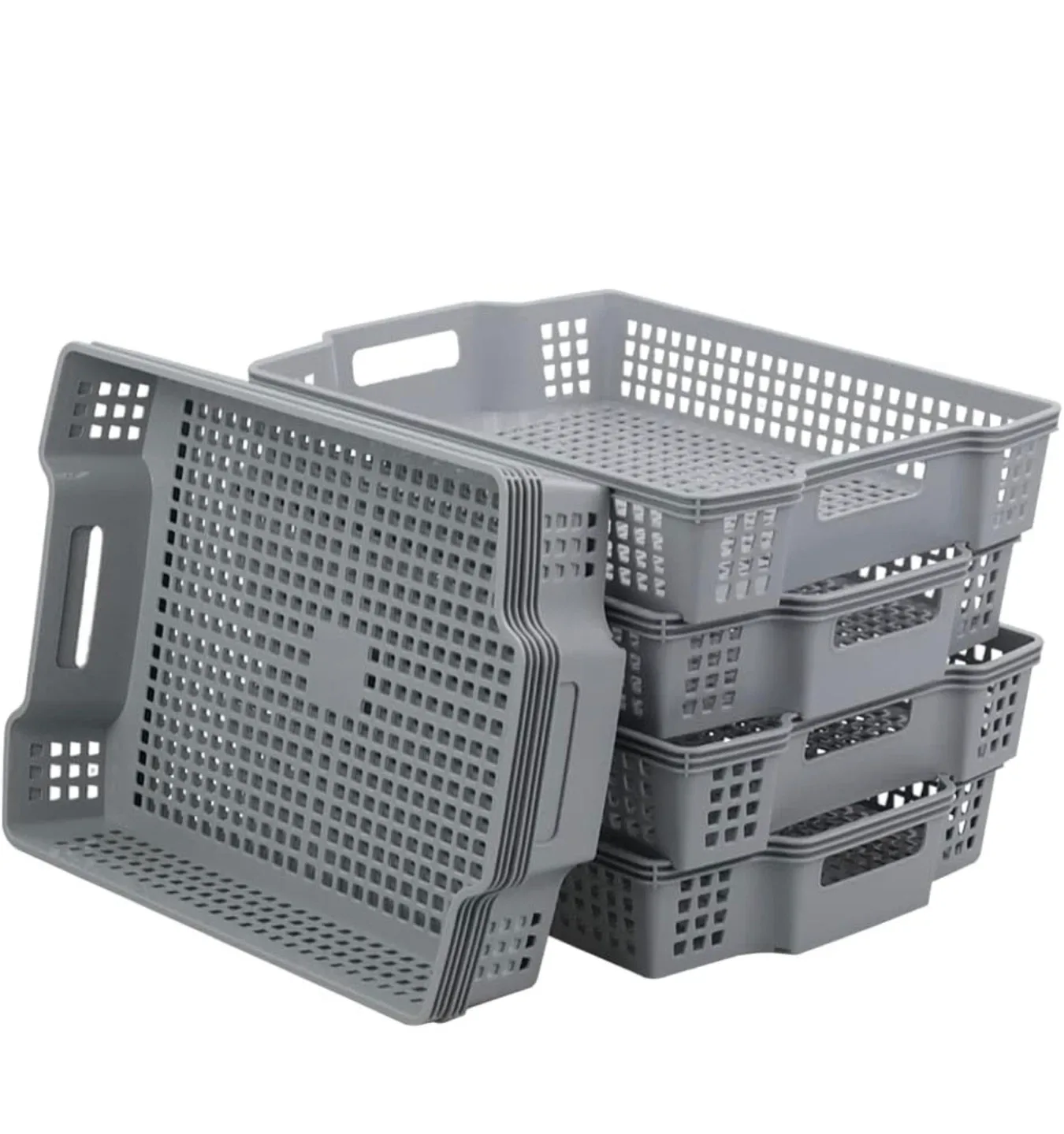Storage Baskets Stackable 6 Packs