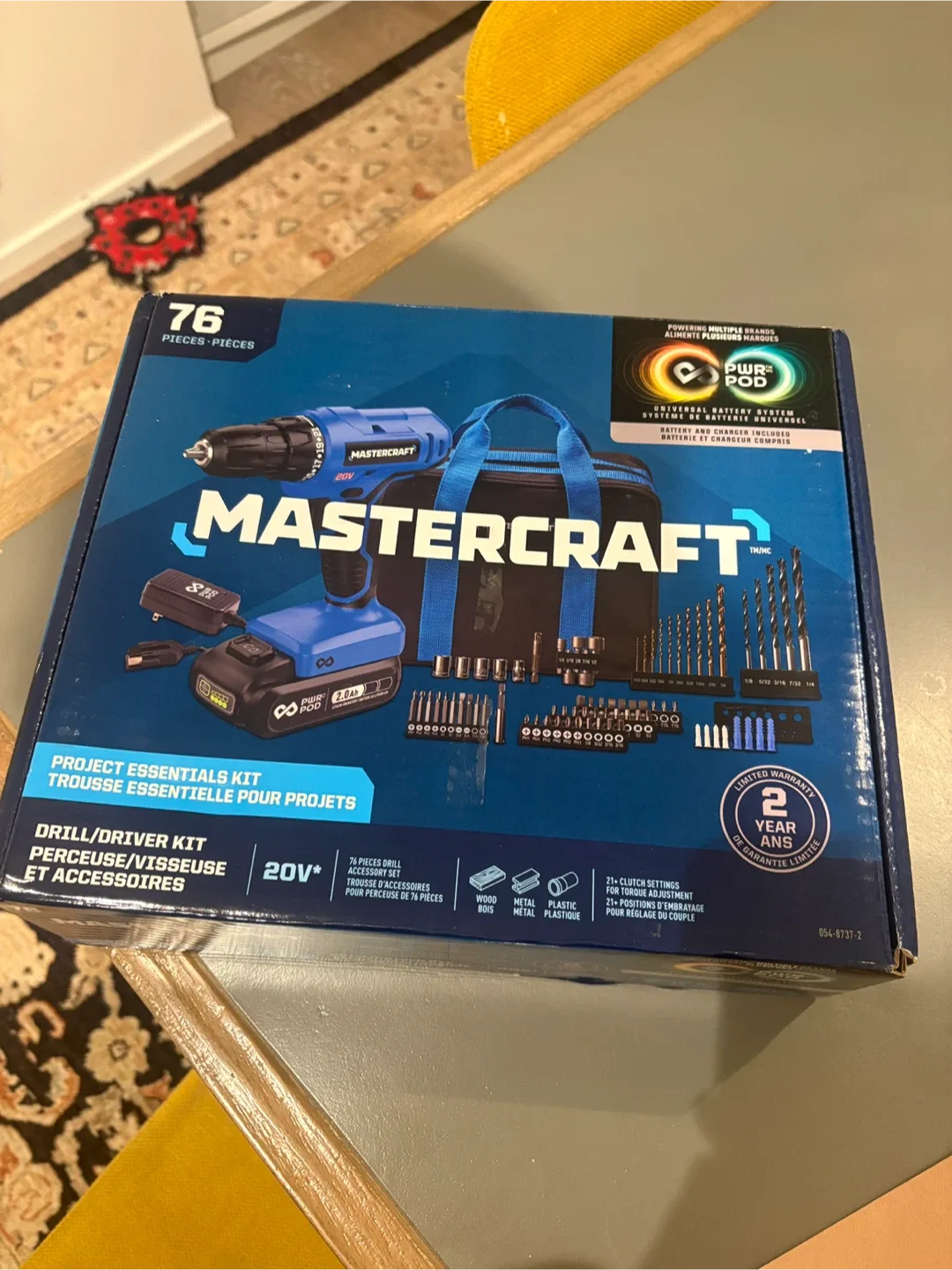 Brand New Mastercraft 20V Drill/Driver Kit #Cleanout