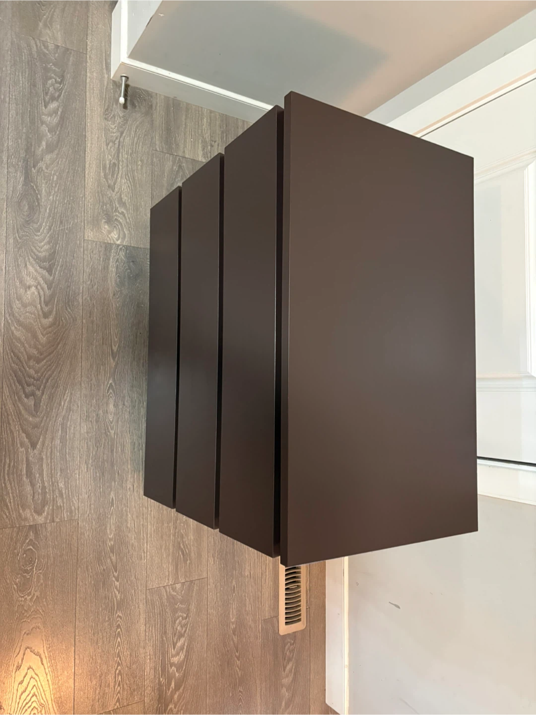 Brown 3-Drawer Dresser - photo 4