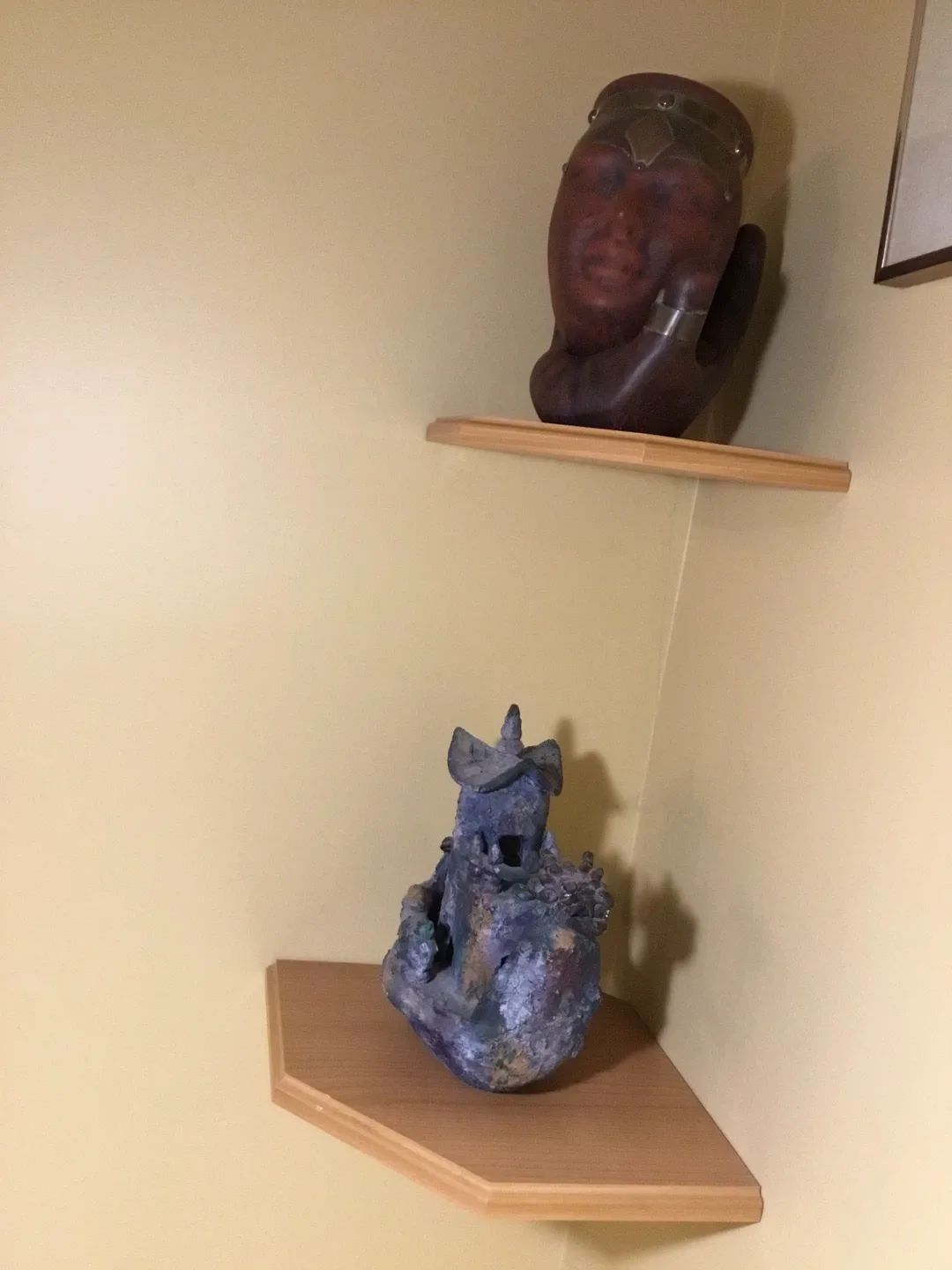 Hand & Castle Art Sculptures