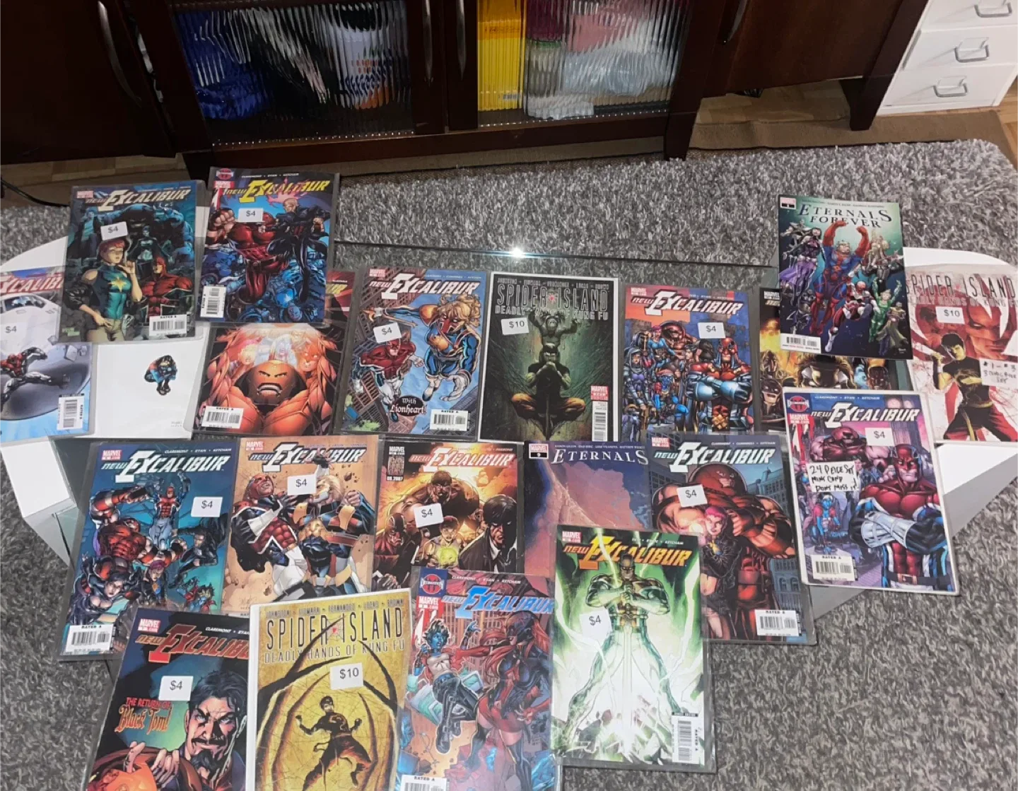 Marvel Comics Lot - Excalibur, Eternals, Spider Island