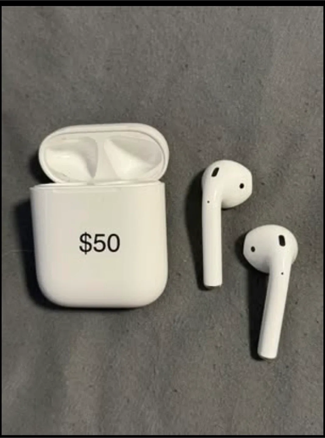 Apple airpods + soundcore earbuds - read description