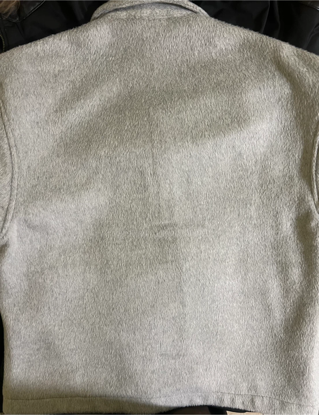 H&M Grey Fleece Button-Up Jacket - photo 5