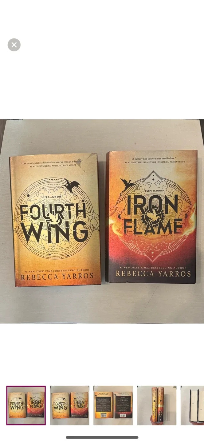 Fourth Wing & Iron Flame by Rebecca Yarros