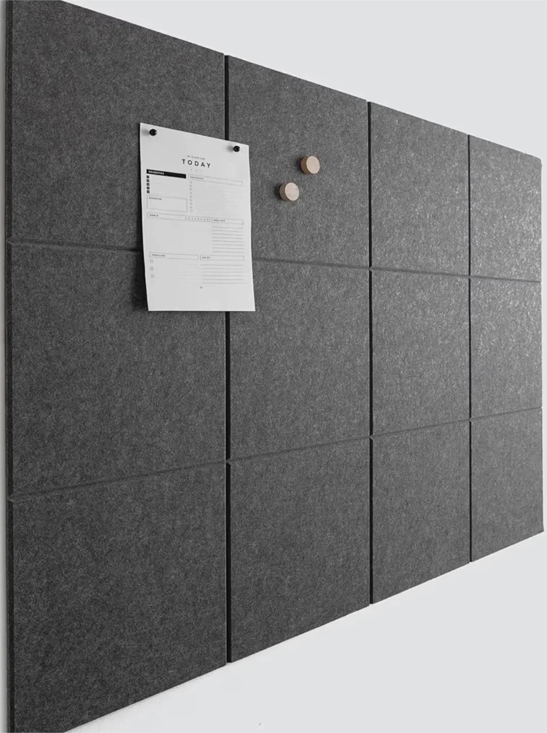Felt Acoustic Wall Tiles - 12 Pack