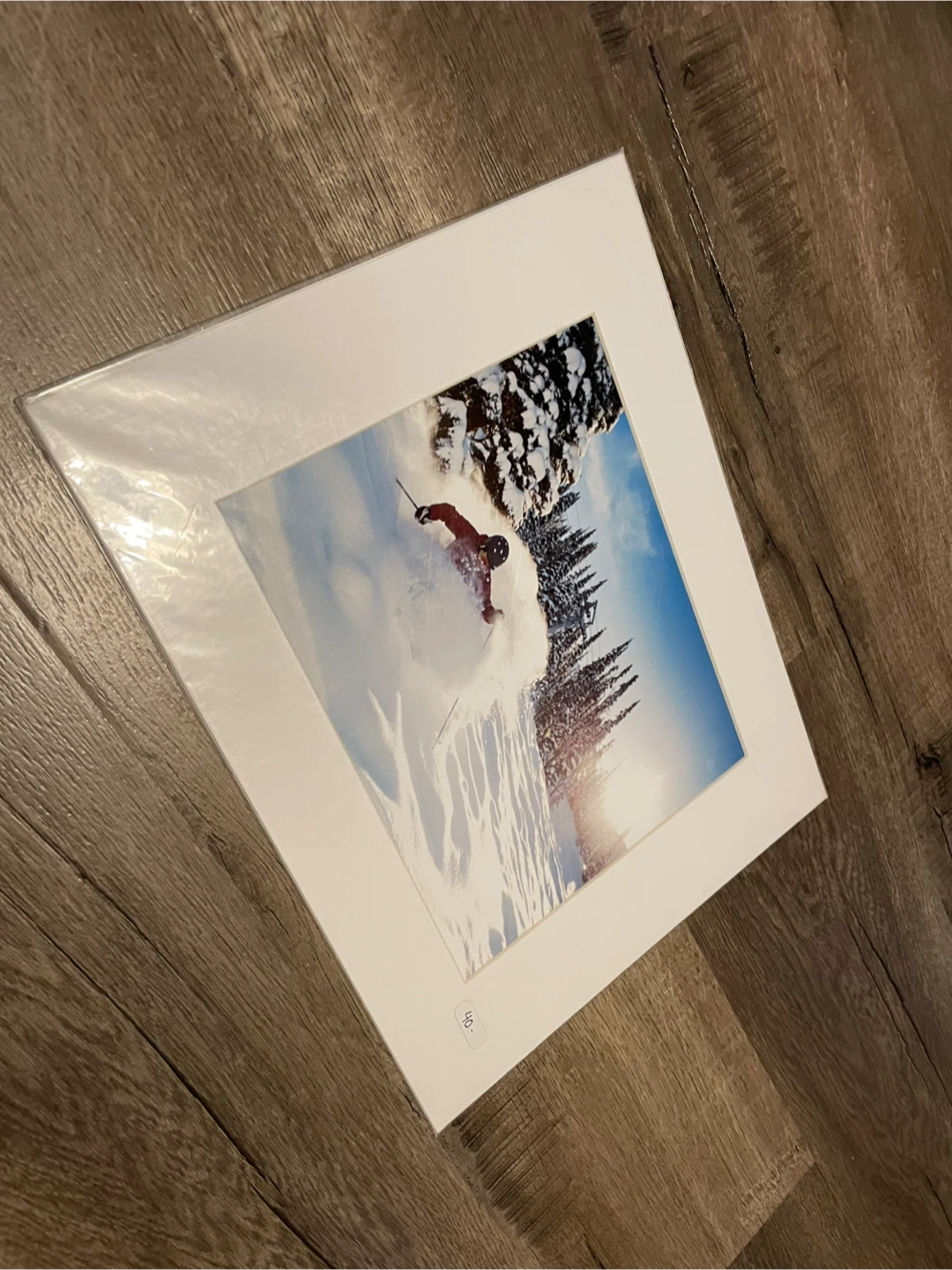 Framed Skiing Photo Print 11x14 - photo 4