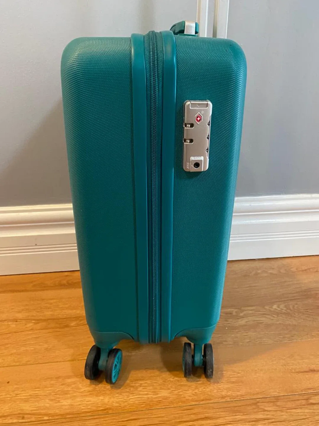 Teal Carry-On Suitcase