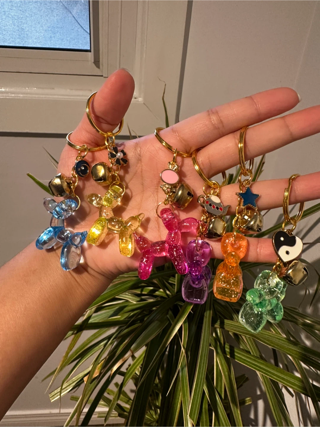 Balloon Dog Keychains - Assorted Colours