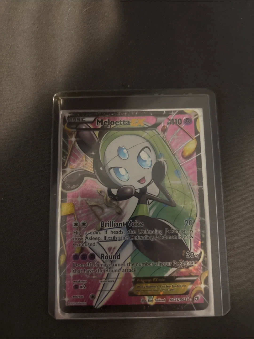 Meloetta EX Pokemon Card
